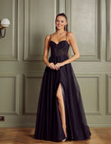 Suzie by Tiffanys diamante tulle  prom dress red, teal and black