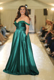 Jade satin corset cowl prom dress ballgown