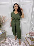 Tyler waist tie relaxed fit jumpsuit - 7 colours