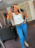 Lulu ruffle frill camisole vest top - 8 colours