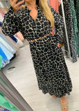 ‘Safari style’ maxi dress