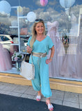 Tyler waist tie relaxed fit jumpsuit - 7 colours