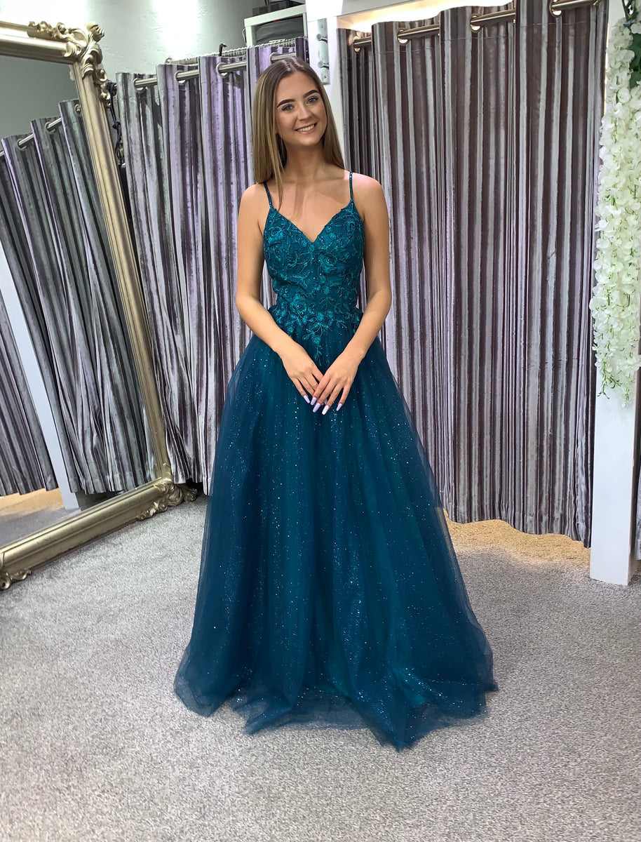 Fearne Forrest green sparkle prom dress, ballgown, bridesmaid dress Deja Elite Boutique Fearne Forrest green sparkle prom dress, ballgown, bridesmaid dress Deja Elite Boutique