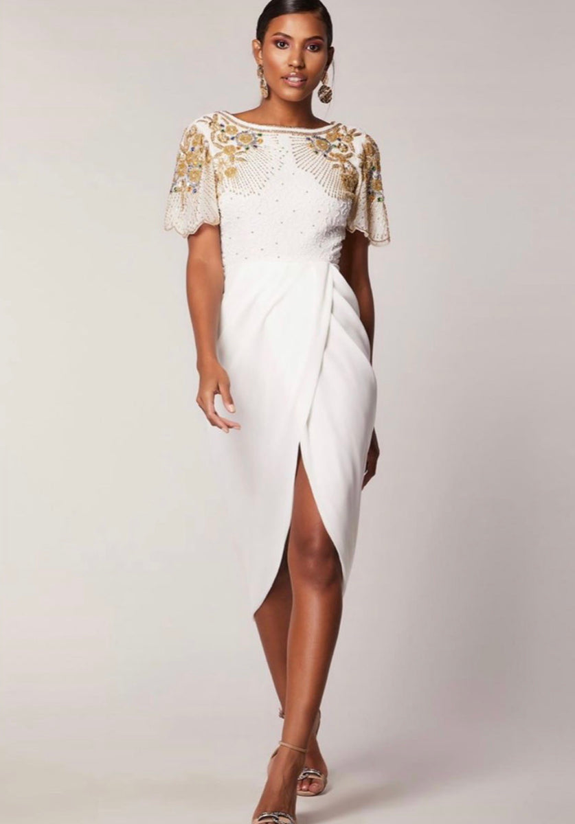 White virgos 2025 lounge dress