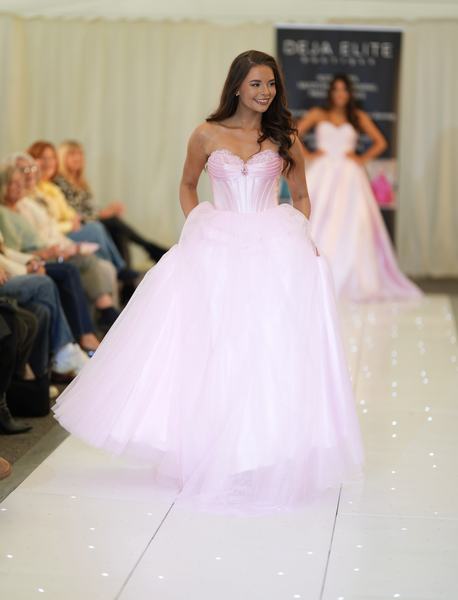 Ella corset tulle Ballgown pink, red, royal