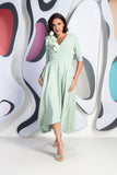 Kevan Jon Betty B skater flare dress in mint