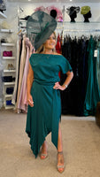 Kevan Jon Della dress in british racing green