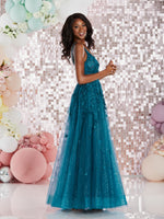 Aproni by Tiffany’s tulle prom dress ballgown 4 colours royal, teal , pale blue