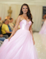 Ella corset tulle Ballgown pink, red, royal