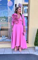 Kevan Jon Betty B skater flare dress fondant pink