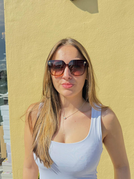 Petal sunglasses in light brown