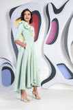 Kevan Jon Betty B skater flare dress in mint