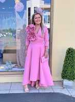 Kevan Jon Betty B skater flare dress fondant pink