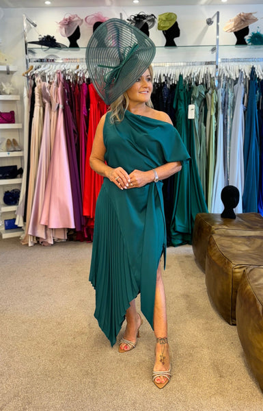 racing green dress Emerald Green Racing Green Bridesmaid Dress Kentucky Derby Dress Race Outfit In Emerald By Ladivine CD996T
