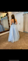 Poppy tulle strapless ballgown prom dress 3 colours