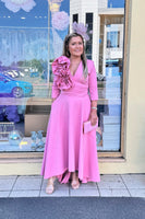 Kevan Jon Betty B skater flare dress fondant pink