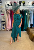 Kevan Jon Della dress in british racing green