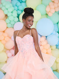 Evangelina by Tiffany’s Prom – Coral & Mint