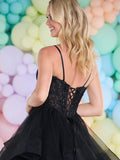 Cassia layered tulle prom dress ballgown by Tiffanys Prom