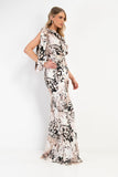 Kevan Jon Elodie frill ball dress