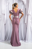 Elona ballgown by Kevan Jon in Thistle