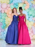 INESSA by Tiffanys satin ballgown prom dress