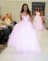 Ella corset tulle Ballgown pink, red, royal
