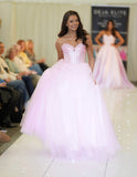 Ella corset tulle Ballgown pink, red, royal