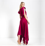 Kevan Jon Emilia pleat dress dusky rose