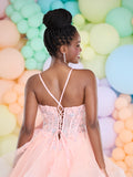 Evangelina by Tiffany’s Prom – Coral & Mint
