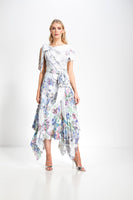 Kevan Jon Emilia pleat dress in ombré floral