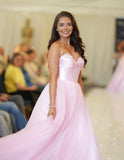 Ella corset tulle Ballgown pink, red, royal
