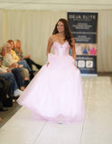 Ella corset tulle Ballgown pink, red, royal