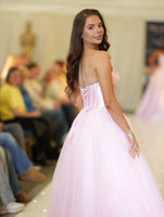 Ella corset tulle Ballgown pink, red, royal