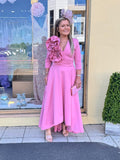 Kevan Jon Betty B skater flare dress fondant pink