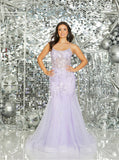 Bea fishtail prom dress by Tiffanys