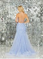 Bea fishtail prom dress by Tiffanys