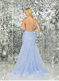 Bea fishtail prom dress by Tiffanys