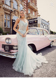 Bea fishtail prom dress by Tiffanys
