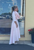 Kevan Jon Betty B skater flare dress in Ice Pink