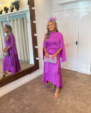 Kevan Jon Como dress in amethyst purple
