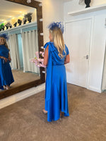 Kevan Jon Didi drape dress in new blue