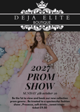 PROM 2027 New Season Catwalk Launch Event . Sunday 4th October 1pm  - 4pm Hamilton Park Racecourse Marquee
