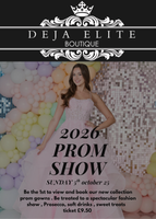 PROM 26 New Season Catwalk Launch Event . Sunday 5th October 1pm  - 4pm Hamilton Park Racecourse Marquee