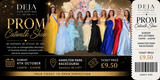 PROM 2027 New Season Catwalk Launch Event . Sunday 4th October 1pm  - 4pm Hamilton Park Racecourse Marquee