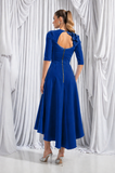 Kevan Jon Betty B skater flare dress in cobalt