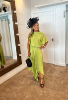 Kevan Jon mila dress pear green