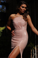 Charlie sparkle fitted prom dress JX3002, bridesmaid dress