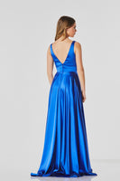 Aspen satin prom dress ballgown by Tiffanys
