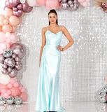 Aura by Tiffanys satin corset prom dress